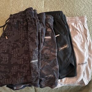 Legends shorts - Black, Gray, and Patterned